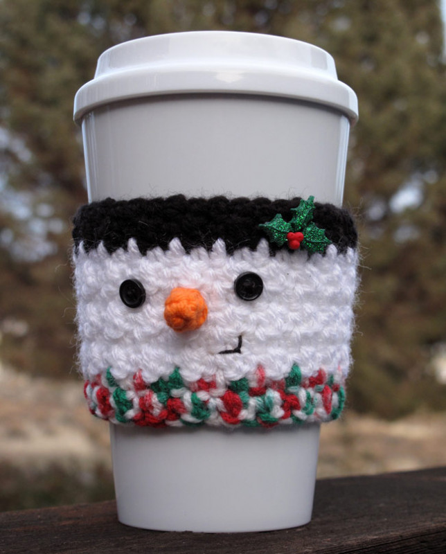 Funny Snowman Cup Warmer