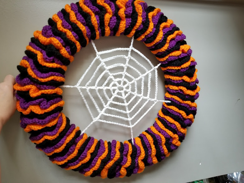 Crochet Halloween Wreath