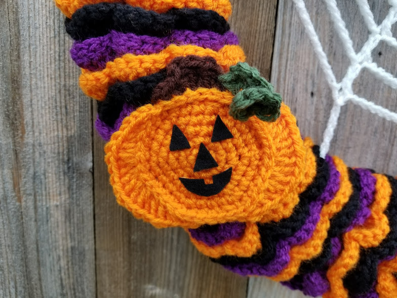 Crochet Halloween Wreath