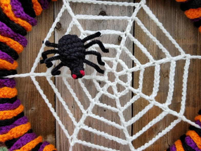Crochet Halloween Wreath