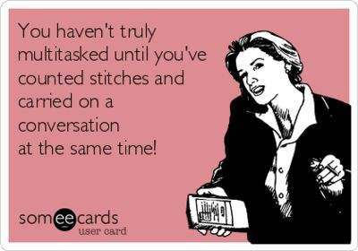 You&#039;re a crocheter, if....