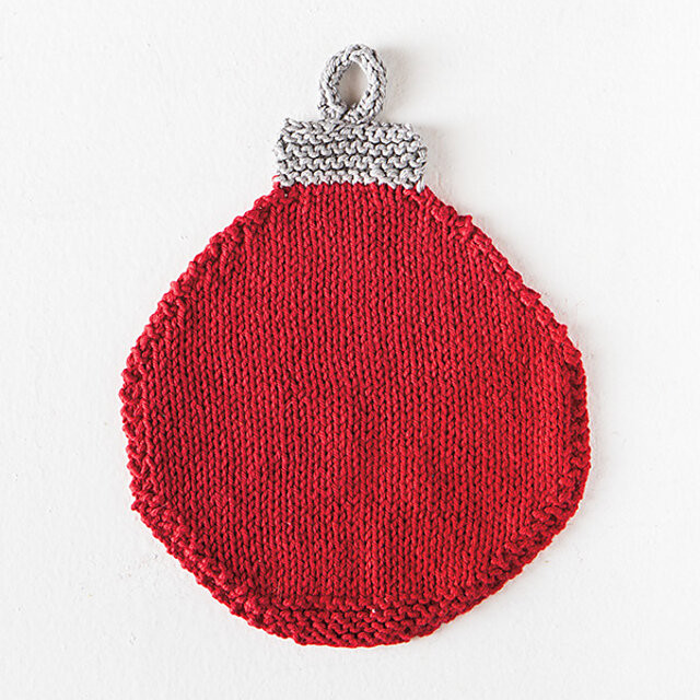 Christmas Ball Dishcloth
