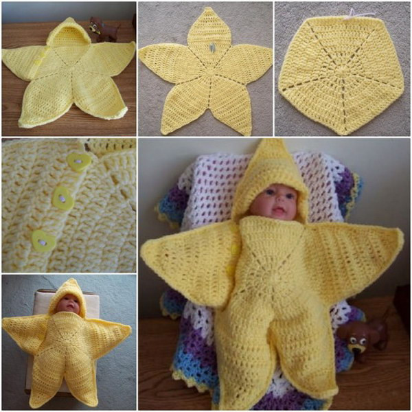 Crochet Baby Star Blanket