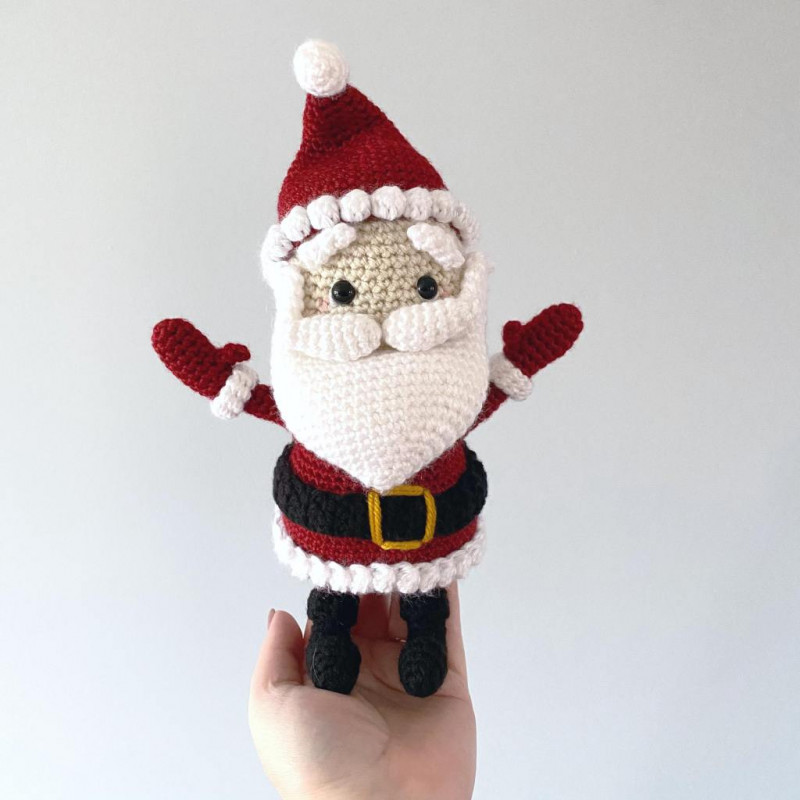 Santa Crochet Toy