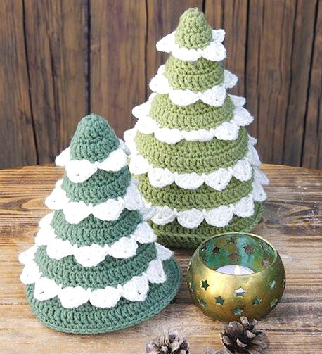 Crochet X-mas Tree with Fringe