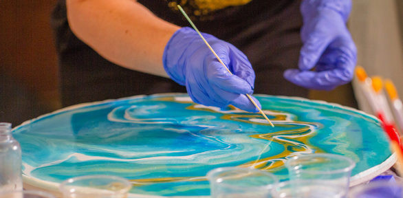 Epoxide resin picture
