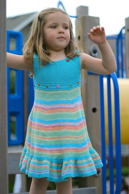 Knit tunic for girl