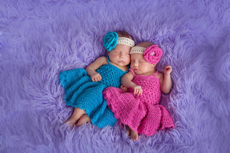 Crochet Dresses for Twin Girls