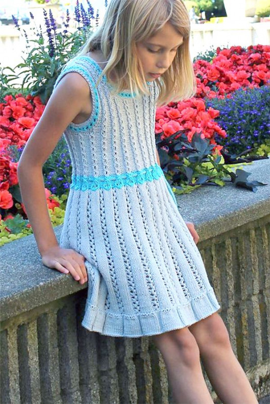 Knit tunic for girl