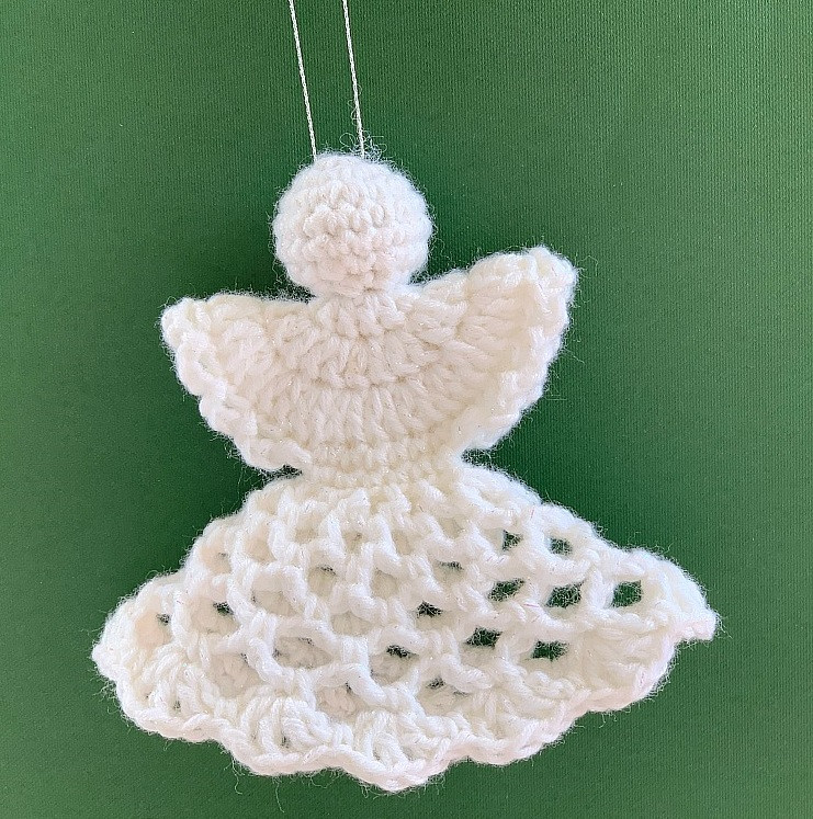​Crochet Angel Ornament