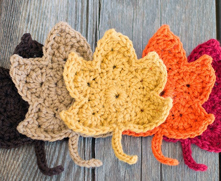 ​Crochet Maple Leaf