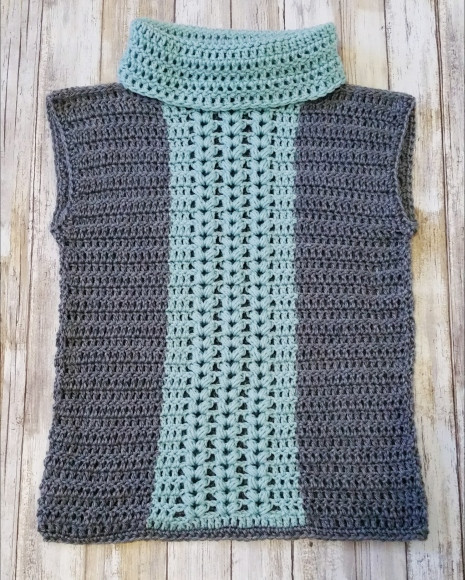 Simple crochet vest
