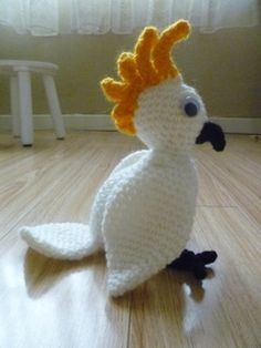 Crochet Cockadoo Bird
