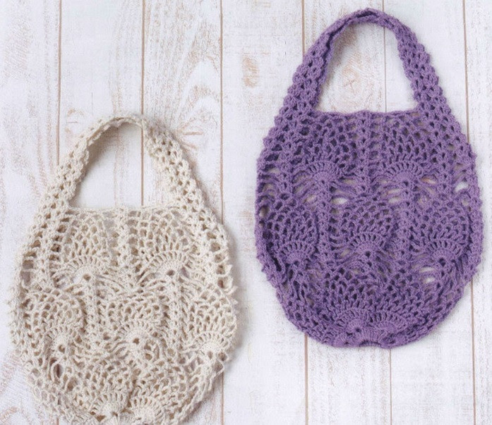 Pineapple stitch bag