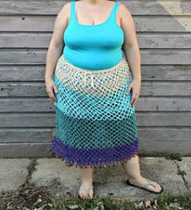 Beach Crochet Skirt