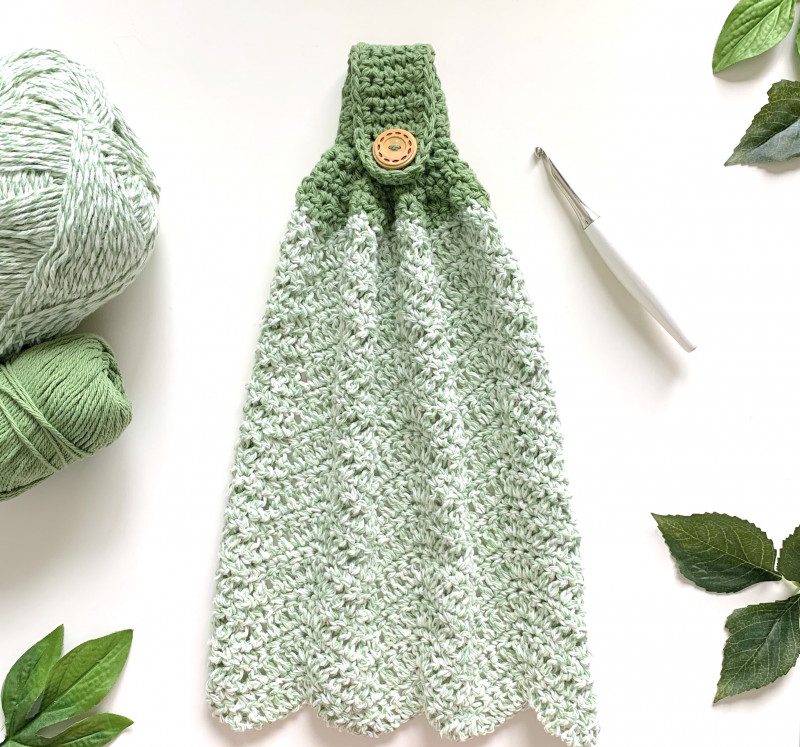 Crochet Kitchen Towel