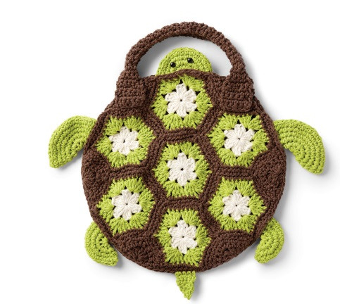 ​Crochet Turtle Bag