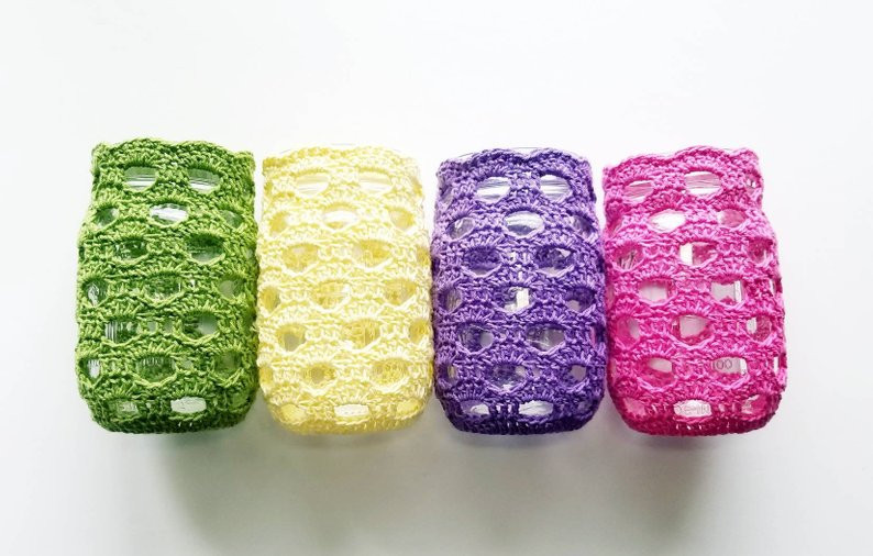 Crochet Jar Covers Set