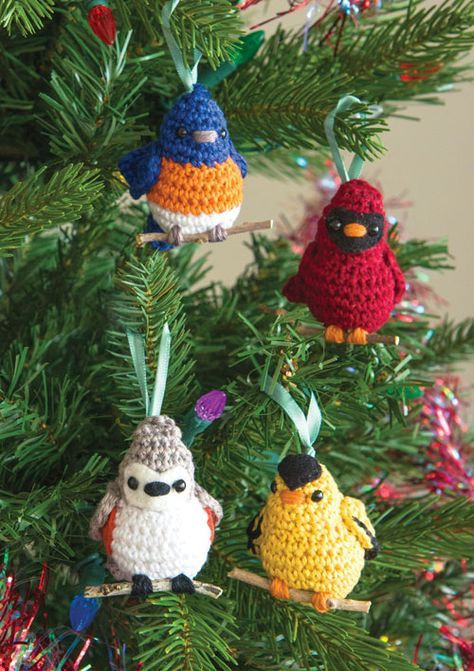 Cute Birds Ornament