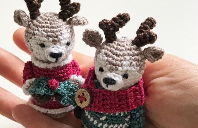 Crochet Raindeer Ornament