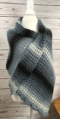 Nice and simple crochet shawl pattern
