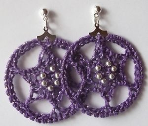Crochet ear-rings