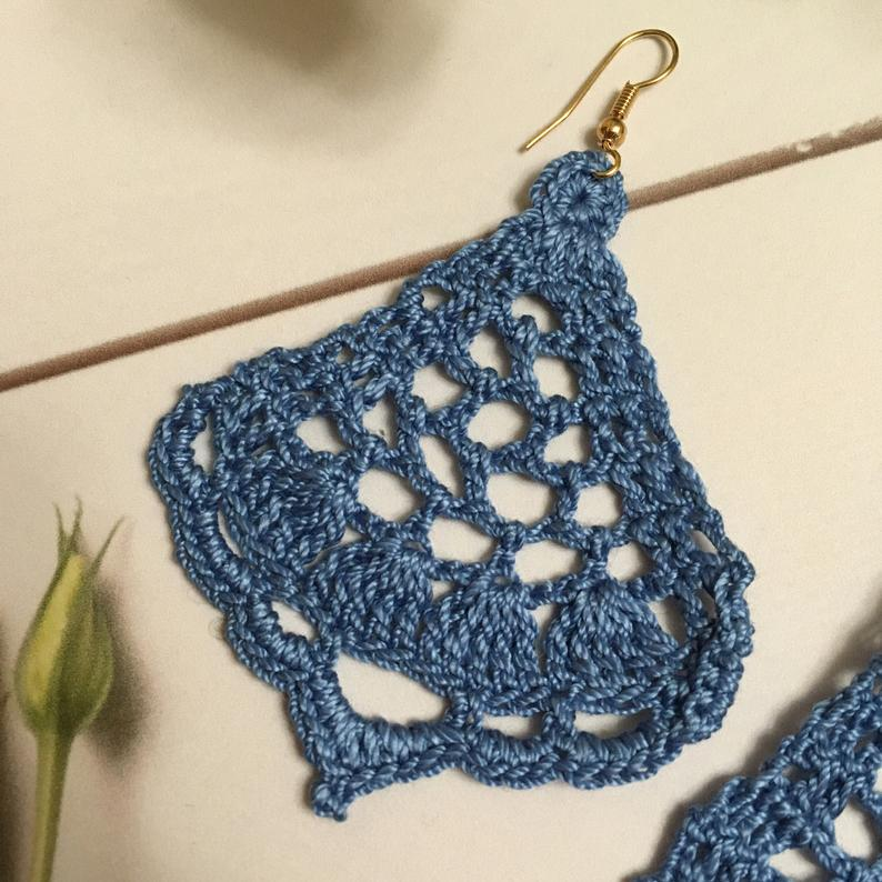 Crochet ear-rings