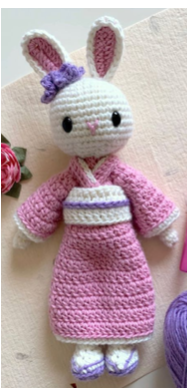 Sakura Kimono Bunny   Crochet