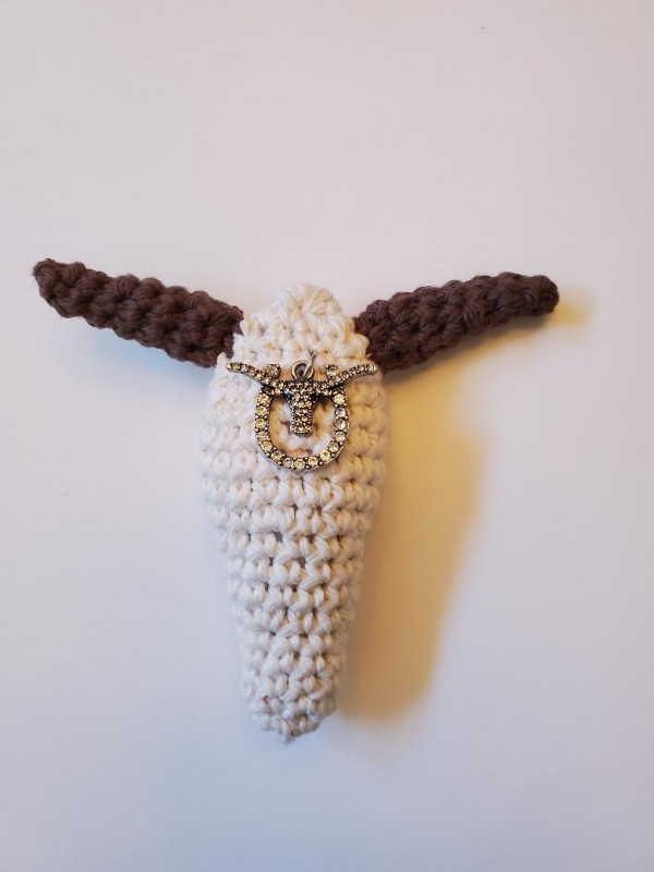 Steer Skull Ornament