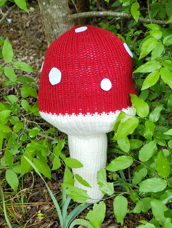 Mushroom Pillow Pattern for Addi King Knitting Machine