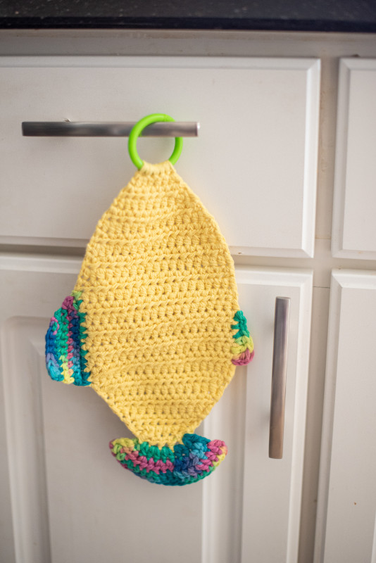 Fish Dish Towel for Father's Day