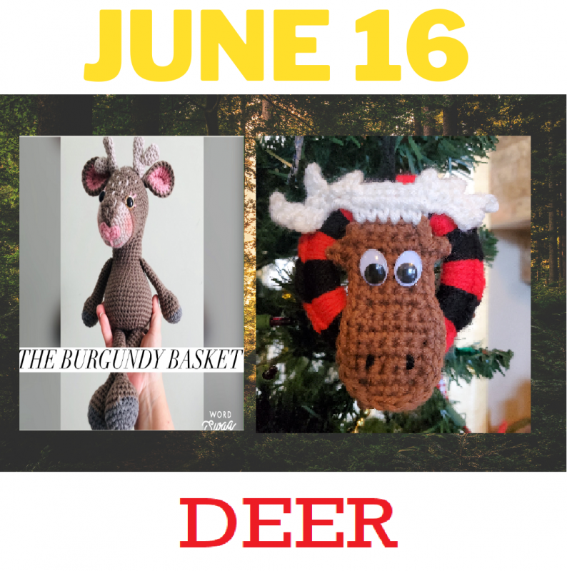 Deer & Moose Crochet Patterns
