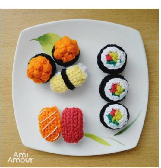 Crochet sushi patterns