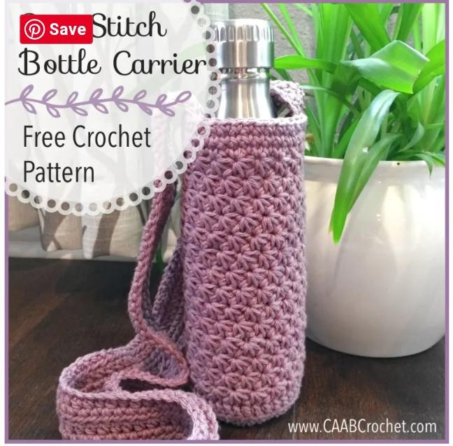 Star Stitch Bottle Holder Star Stitch Bottle Holder