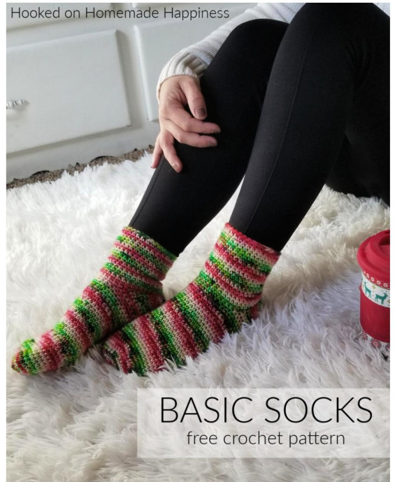 Basic Crochet Socks