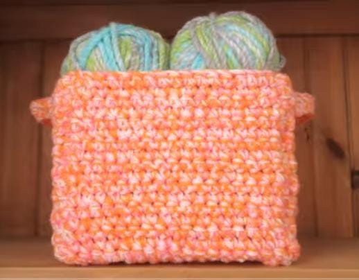 Square basket crochet pattern