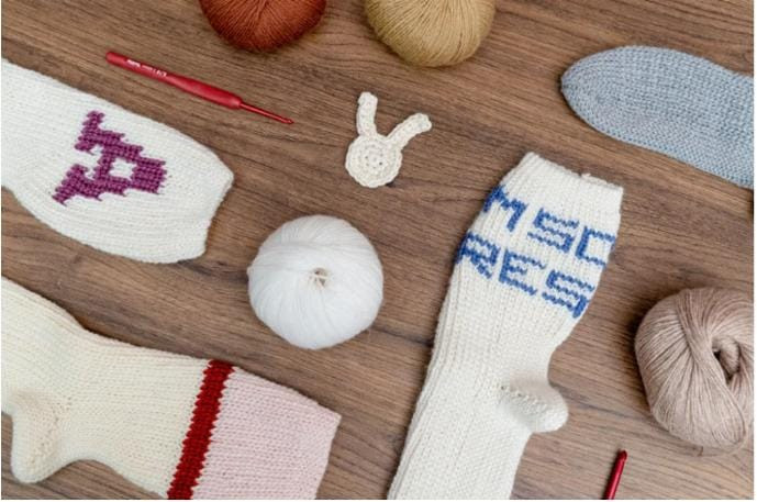 Crotchet bed socks Crotchet bed socks