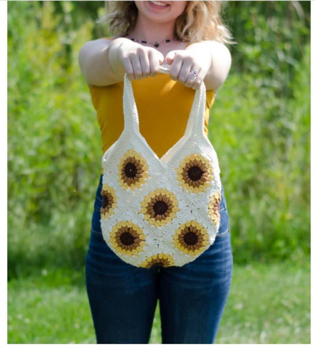 Sweet Summer Sunflower Bag