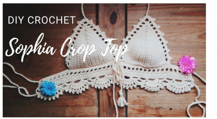 The Sophia Crotchet Crop Top