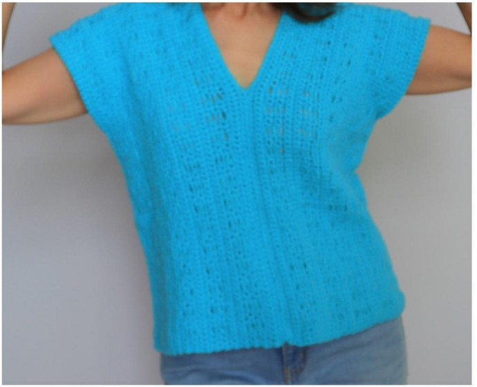 Create Your Own Beautiful Summer V Neck Top: A Beginner-Friendly Crochet Guide Create Your Own Beautiful Summer V Neck Top: A Beginner-Friendly Crochet Guide
