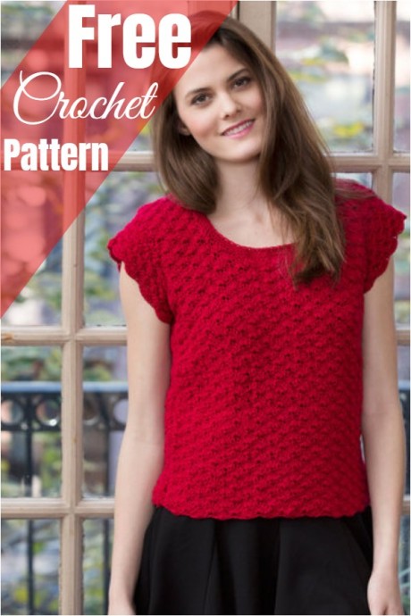 Shell Stitch Crochet Top