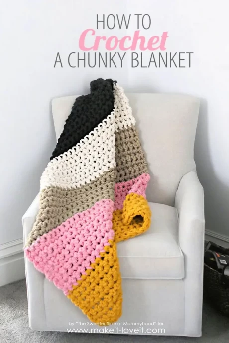 How to Crochet Thick & Chunky Blanket