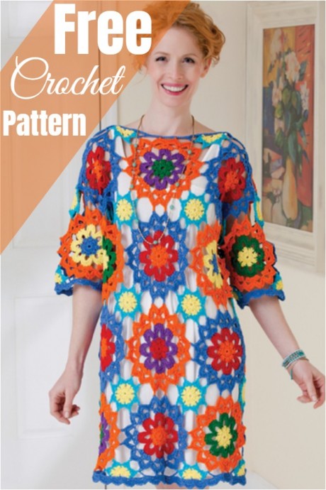 Create Your Own Colorful Crochet Flower Shirt for Summer Fashion Create Your Own Colorful Crochet Flower Shirt for Summer Fashion
