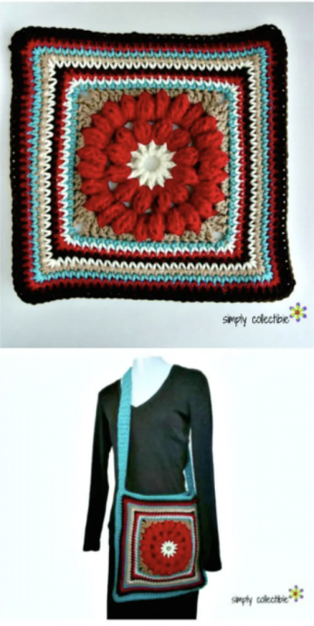 Crochet 12 Inch Square Pattern: