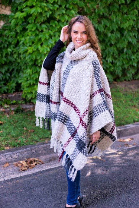 Glencoe Tartan Poncho Crochet Pattern