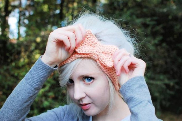 Easy Crochet Bow Headband