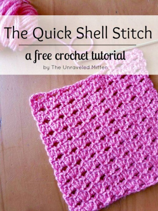 Free Crochet Quick Shell Stitch Pattern: