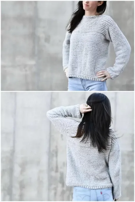 Crochet Velvety Pullover Pattern