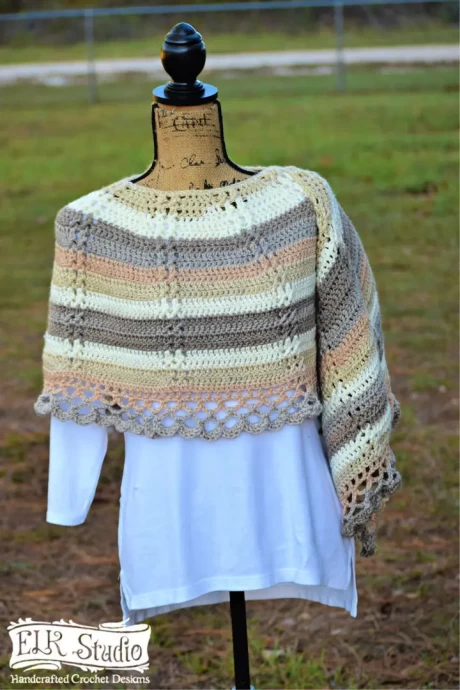 Crochet Caron Cakes Southern Shawl