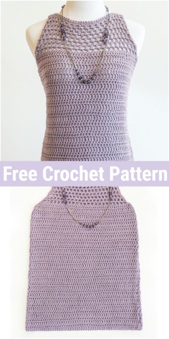 Light Crochet Tank Top